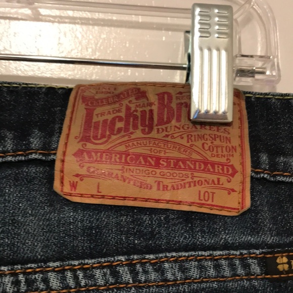 Lucky brand jeans, embroidered pockets, size 30 - Picture 3 of 5